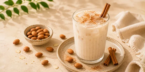 Ledová mandlová horchata se skořicí bez vaření