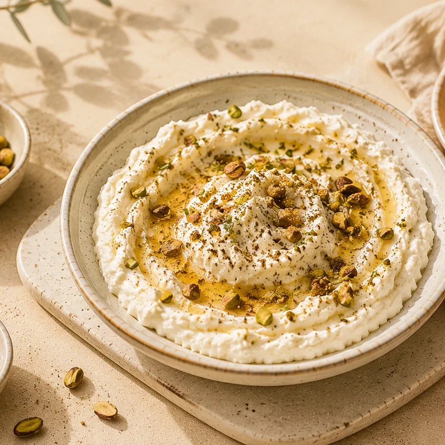 Šlehaná feta s pistáciemi a medem do 10 minut