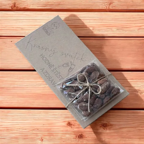 Dárková kazetka K SVÁTKU - Mandle uzené 50g — náhled 2