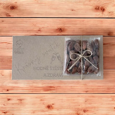 Dárková kazetka K SVÁTKU - Mandle uzené 50g — náhled 1