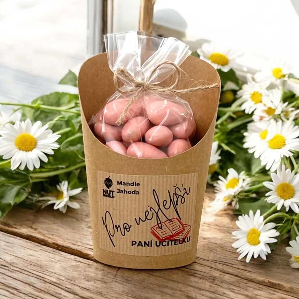 Mandle s příchutí jogurt & jahoda