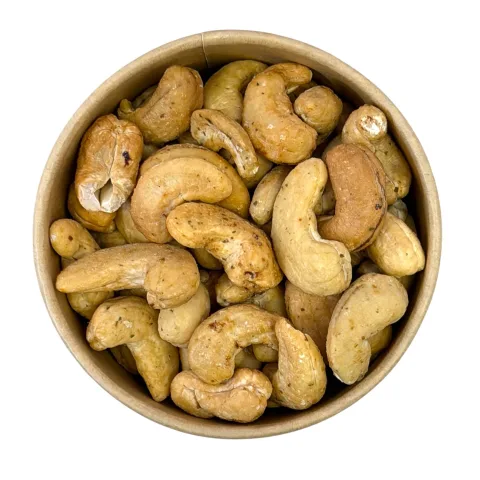 Kešu pražené s cibulovou zakysanou smetanou — náhled 1