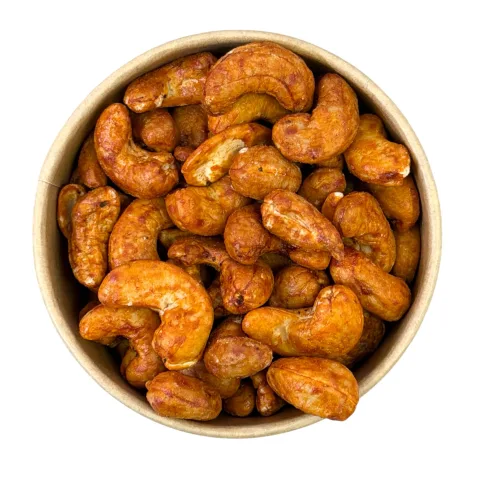 Kešu pražené s chilli a limetkou