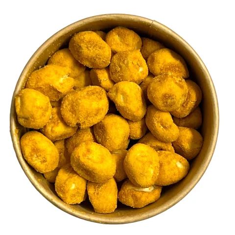 Arašídy v chilli těstíčku ravioli