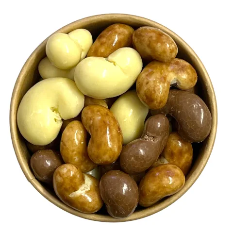 Kešu v čokoládě mix