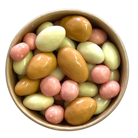 Mandle v čokoládě a meruňky v jogurtu — náhled 1