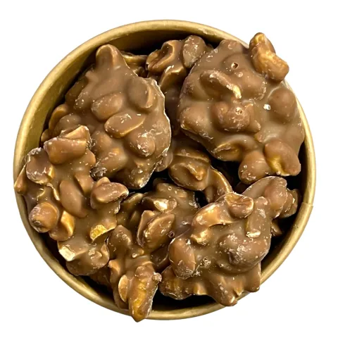 Arašídové hrudky v mléčné čokoládě