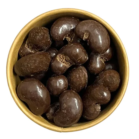 Kešu ořechy v hořké čokoládě