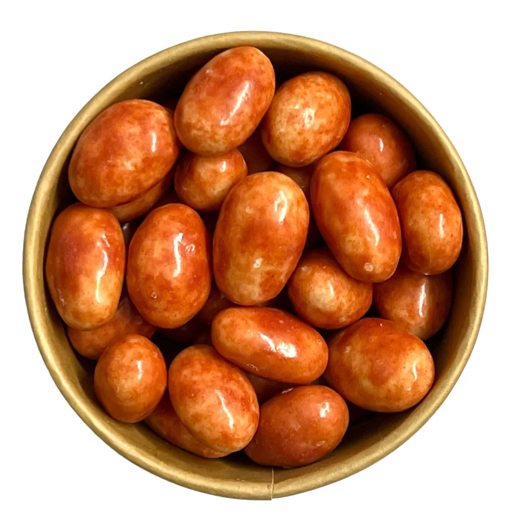 Mandle jahoda v bílé čokoládě
