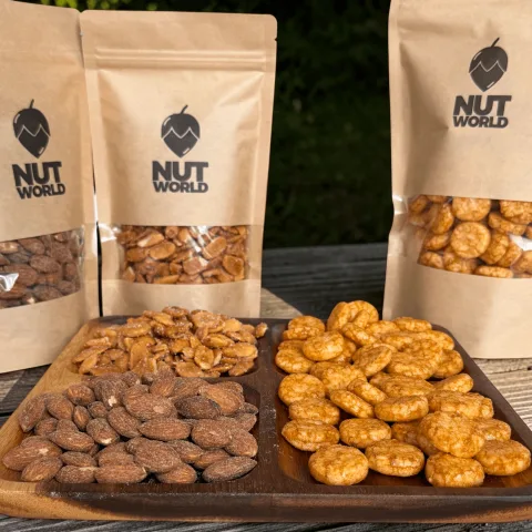 Mandle uzené + mandle v medu a soli + rýžové krekry chilli — náhled 4