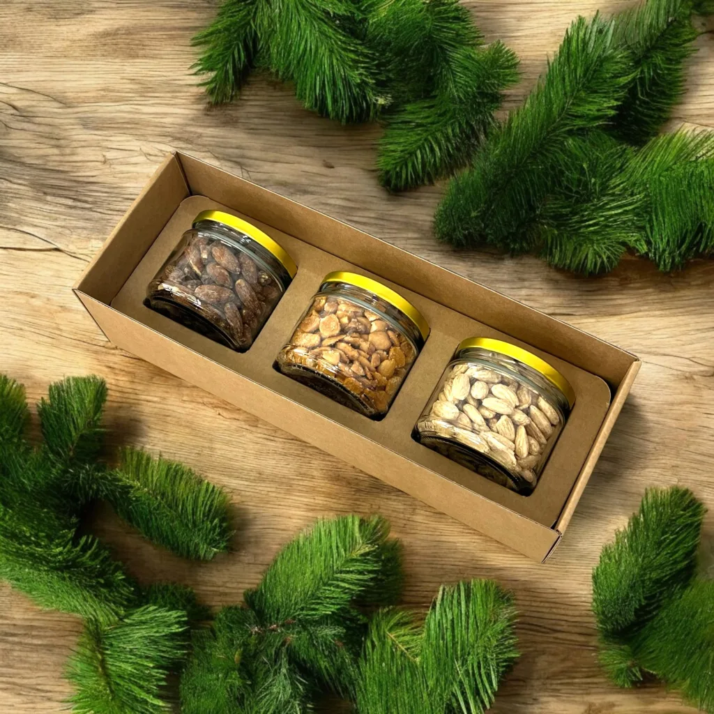 Dárková krabice Deluxe Ořechy ve skle Slaná