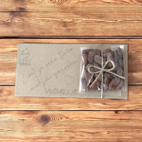 Dárková kazetka SLANÁ - Mandle uzené 50g