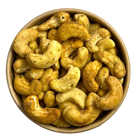 Kešu ořechy s česnekem a rozmarýnem