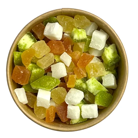 Směs sušeného ovoce a kokosu - kostky