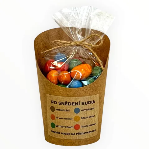 Arašídy v čokoládě v celofánku a kelímku - ZÁZRAČNÉ PILULKY 180g — náhled 1