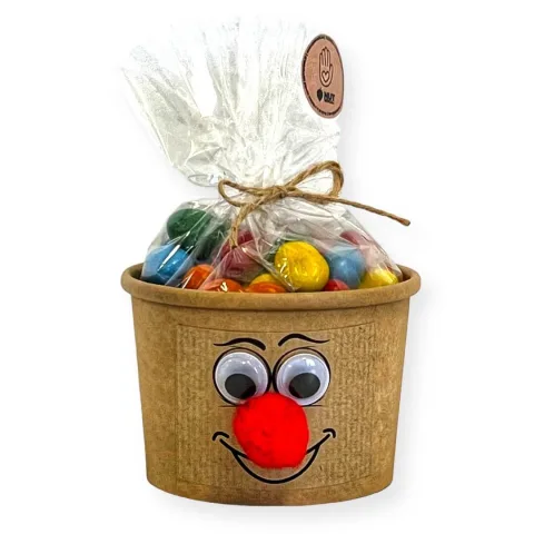 Klaun Eko kelímek a celofánek - Arašídy v barevné krustě - 180g — náhled 1