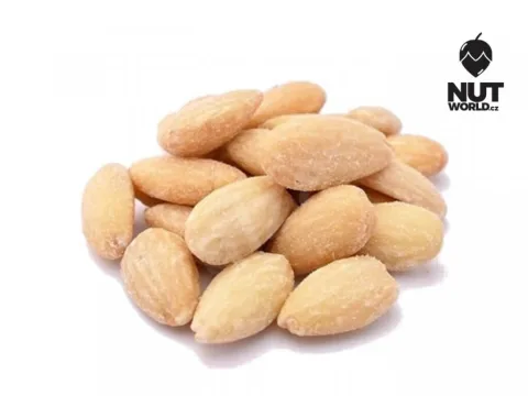 Mandle loupané pražené solené JUMBO