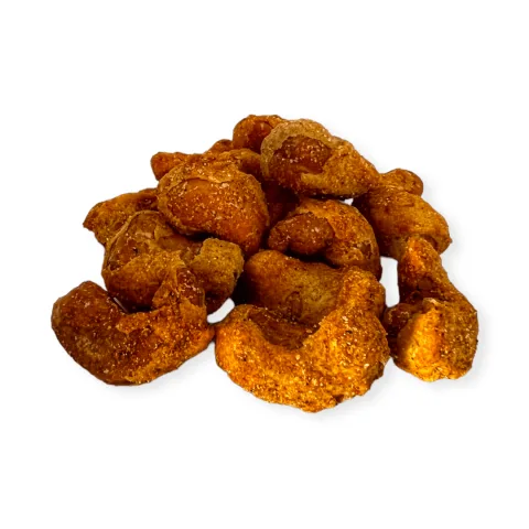 Kešu ořechy v těstíčku BBQ