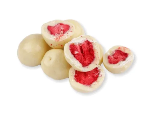 Lyofilizované jahody v jogurtové čokoládě