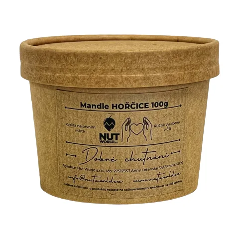 Mandle hořčice v EKO kelímku — náhled 1