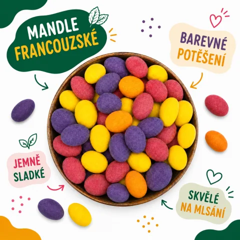 Mandle FRANCOUZSKÉ — náhled 2