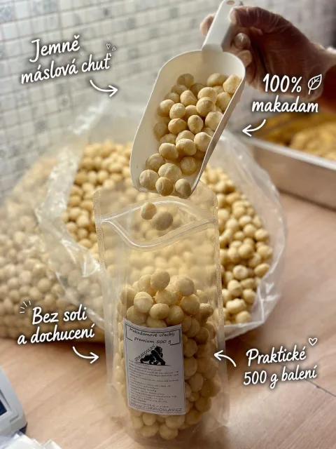 Makadamové ořechy Premium 500 g — náhled 2