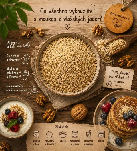 Mouka z vlašských jader 1000 g — náhled 3