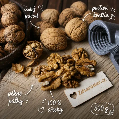 Vlašské ořechy České půlky 500 g — náhled 3