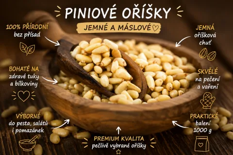 Piniové oříšky jádra — náhled 2