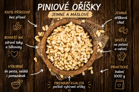 Piniové oříšky jádra — náhled 3