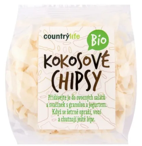 Country Life Chipsy kokosové BIO