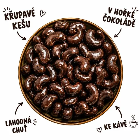 Kešu ořechy v hořké čokoládě — náhled 2