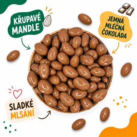 Mandle v mléčné čokoládě — náhled 2
