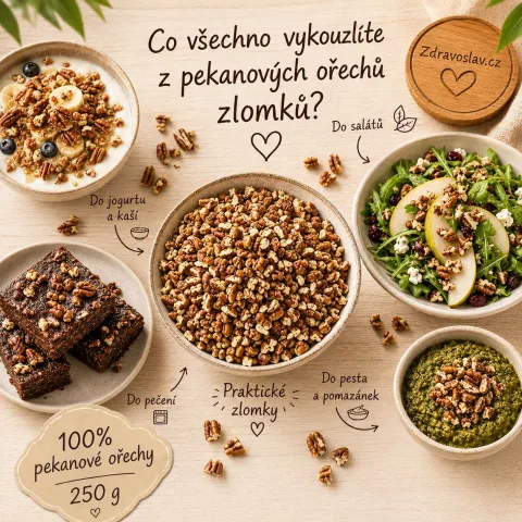 Pekanové ořechy zlomky 250 g — náhled 2