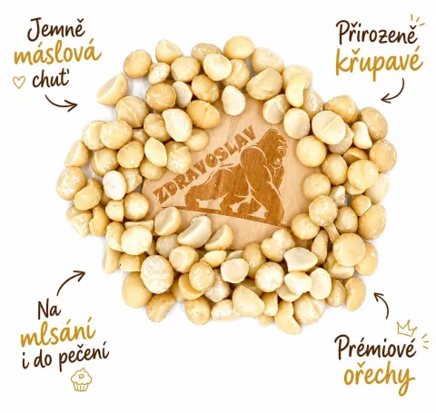 Makadamové ořechy Malé - jádra 250 g — náhled 2
