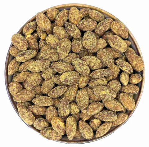 Mandle s příchutí hořčice