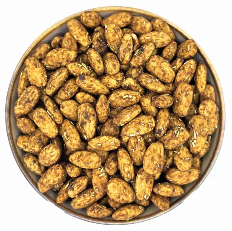 Mandle pražené v česneku a rozmarýnu s příchutí chilli