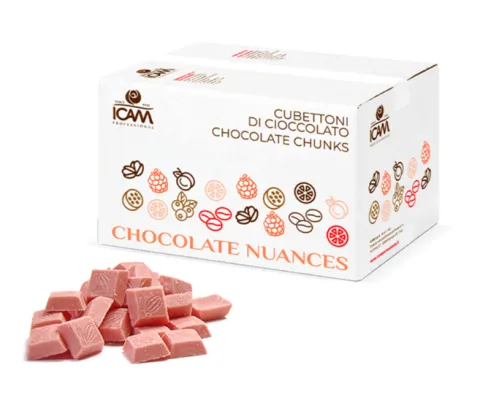 Nuance malina - bílá čokoláda s malinami 500 g — náhled 2