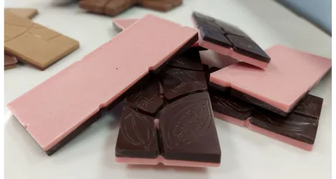 Nuance malina - bílá čokoláda s malinami 500 g — náhled 3