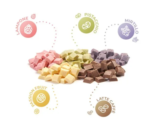 Nuance malina - bílá čokoláda s malinami 500 g — náhled 5