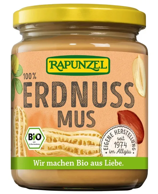 Rapunzel Pasta 100 % arašídová jemná BIO 250 g