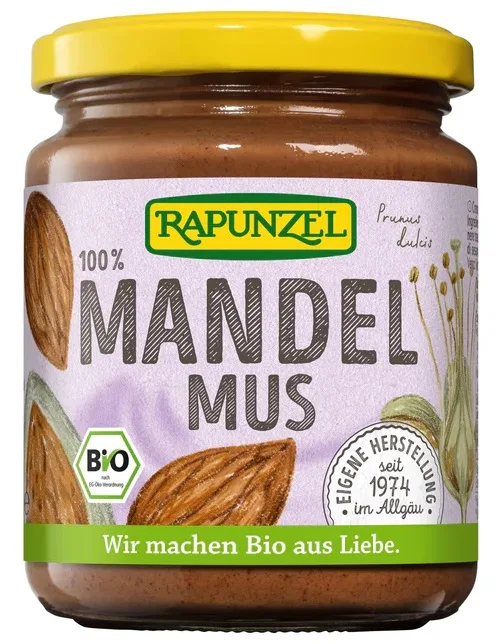 Pasta z pražených mandlí 100 % BIO