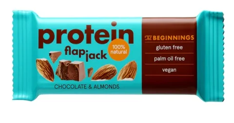 Proteinový flapjack čokoláda s mandlemi bezlepkový