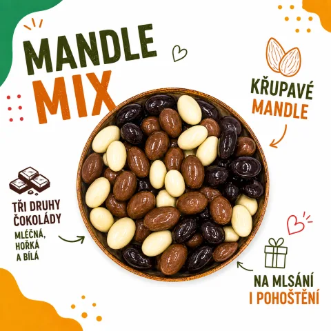 Mandlový mix v čokoládě — náhled 2