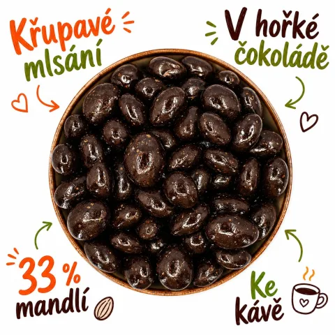 Mandle v hořké čokoládě — náhled 2