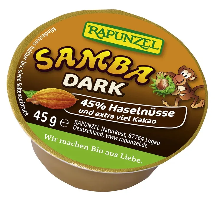 Pomazánka oříšková SAMBA dark mini BIO