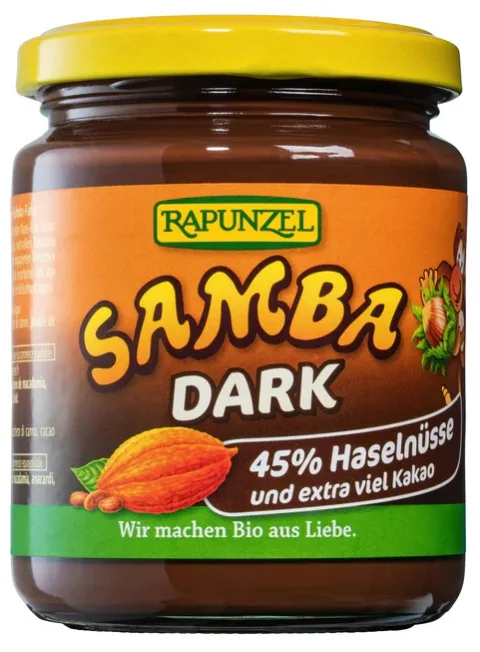 Pomazánka oříšková SAMBA Dark BIO