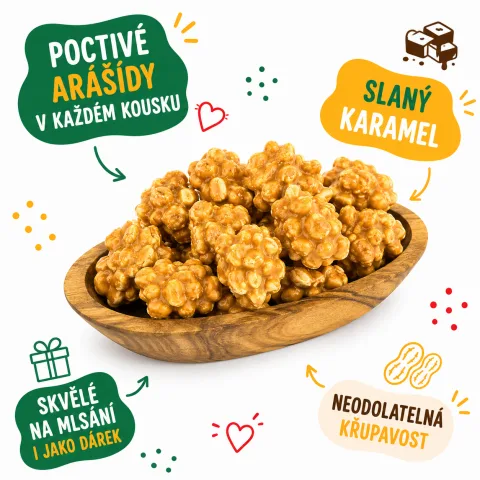 Arašídové hrudky ve slaném karamelu — náhled 2