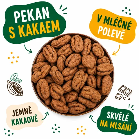 Pekan s kakaem v mléčné polevě — náhled 2