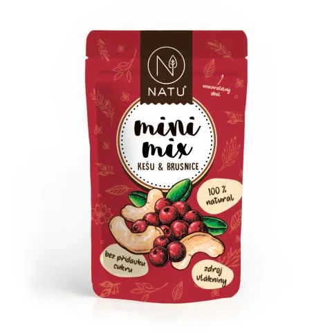 Mini mix kešu a brusinky — náhled 2